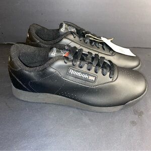 Reebok Women's Princess WIDE D Size 8.5 Shoes Black - 30892